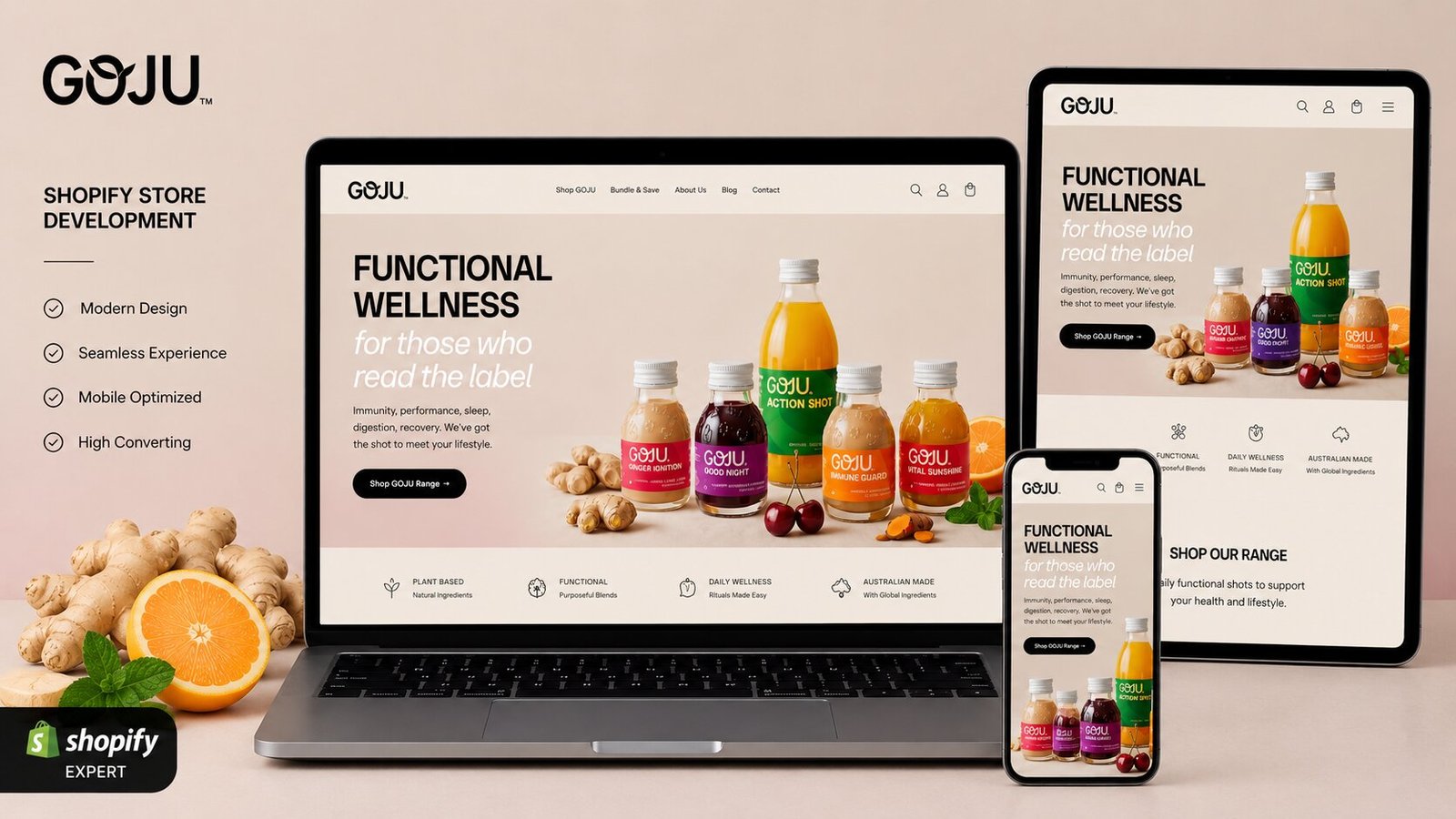 Goju Website Preview